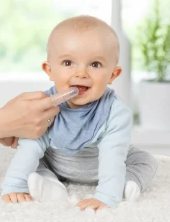Barn Reer Hälsa & Hygien|Silicone finger toothbrush 2 pieces - Babyvård