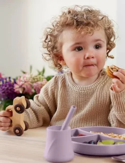 Barn Everyday Baby Mata|Silicone Suction Plate - Serveringsset