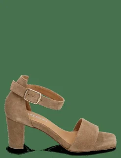 Kvinnor Pavement Sandaler|Högklackade Skor|Sinna suede - Sandaler