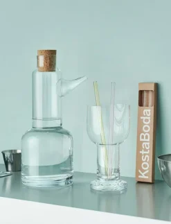 Kosta Boda Sipsavor rosa/gul 200mm 2-pack - Serveringstillbehör| Serveringstillbehör