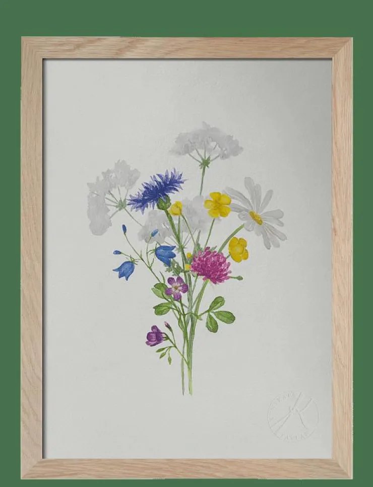Kunskapstavlan® Posters & Ramar|Sju sorters blommor - Botanisk