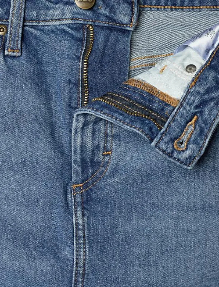 Kvinnor Lee Jeans Kjolar|Skirt - Jeanskjol