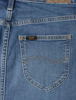 Kvinnor Lee Jeans Kjolar|Skirt - Jeanskjol