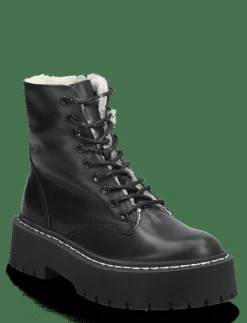 Kvinnor Steve Madden Varmfodrade Stövlar|Skylar-Fl - Platta ankelboots
