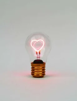 Suck UK Sladdlös Glödlampa Hjärta - Bordslampor| Glödlampor|Lampor