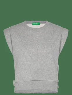 Kvinnor United Colors of Benetton T-Shirts & Toppar|SLEEVELESS SWEATER - Linnen
