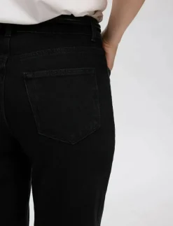 Kvinnor Selected Denimkläder|Jeans|SLFALICE MW STRAIGHT JEANS NOOS - Straight jeans