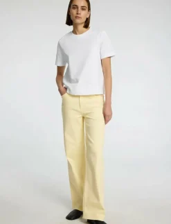 Kvinnor Selected Jeans|SLFALICE-CORA HW DENIM WIDE JEANS - Vida byxor