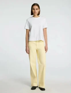 Kvinnor Selected Jeans|SLFALICE-CORA HW DENIM WIDE JEANS - Vida byxor