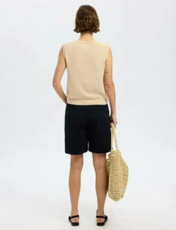 Kvinnor Selected Västar|SLFALMA SL KNIT VEST - Stickade västar