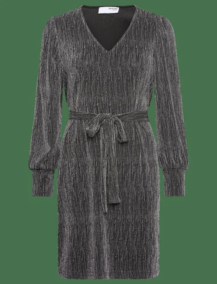 Kvinnor Selected Klänningar|SLFANITA AGNETHE LS SHORT DRESS - Korta klänningar