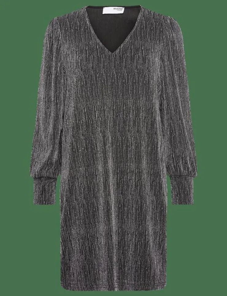Kvinnor Selected Klänningar|SLFANITA AGNETHE LS SHORT DRESS - Korta klänningar