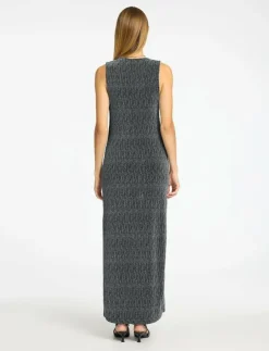 Kvinnor Selected Klänningar|SLFANITA TWISTED ANKLE DRESS - Midiklänningar