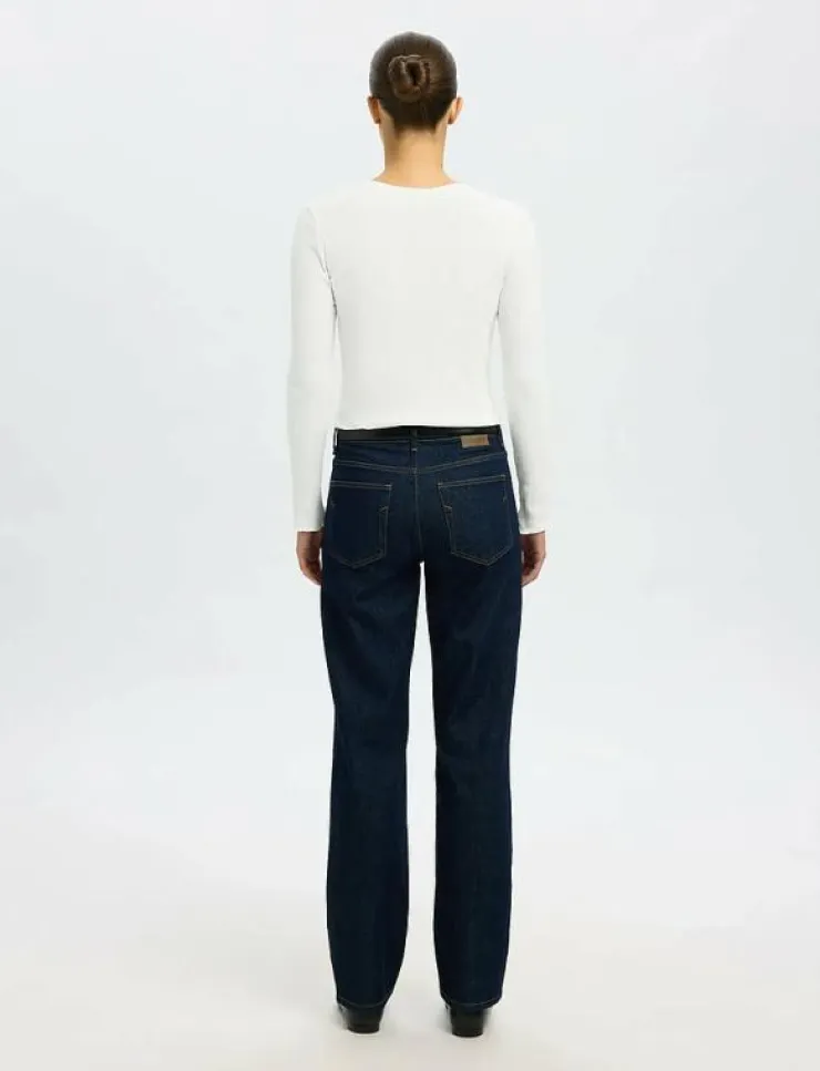 Selected SLFANNA LS CREW NECK TEE S NOOS - Långärmade toppar|Kvinnor Kläder