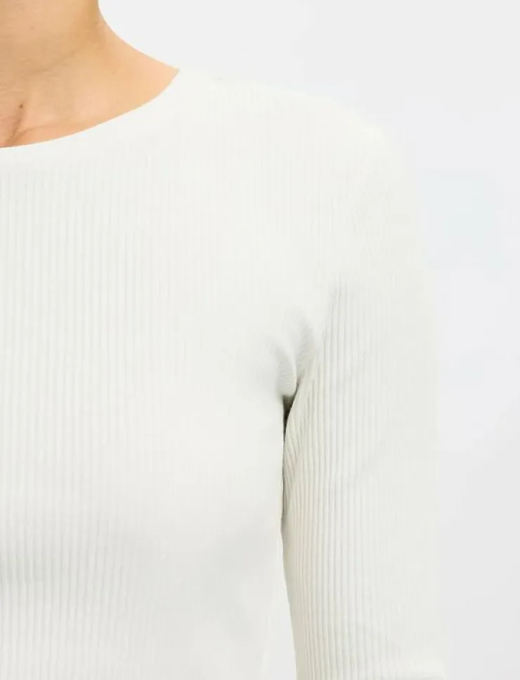 Selected SLFANNA LS CREW NECK TEE S NOOS - Långärmade toppar|Kvinnor Kläder