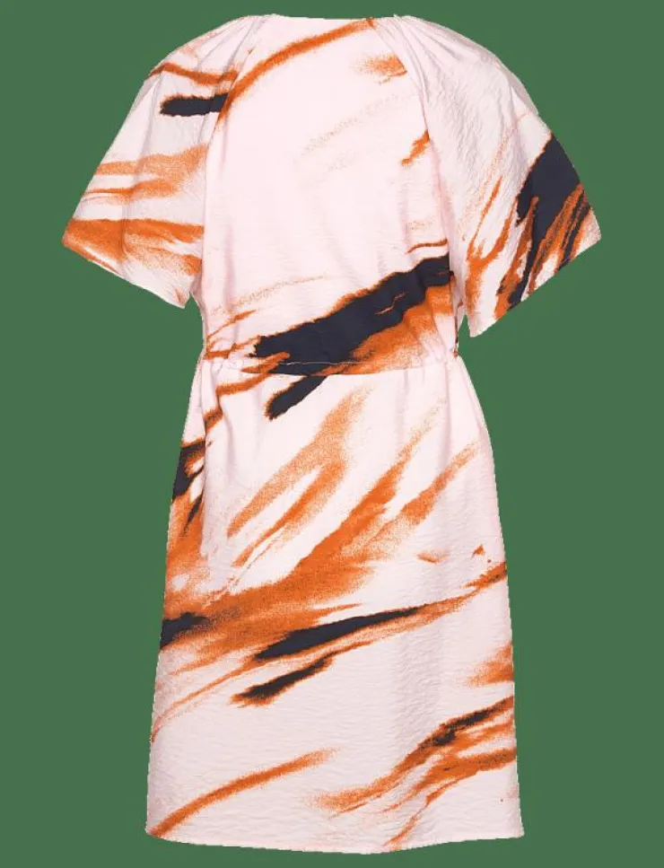 Kvinnor Selected Klänningar|SLFATTIA SS AOP V-NECK SHORT DRESS B - Korta klänningar