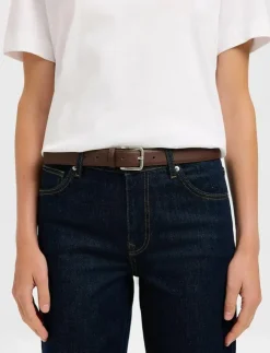 Selected SLFCLARA LEATHER BELT NOOS - Skärp|Kvinnor Bälten