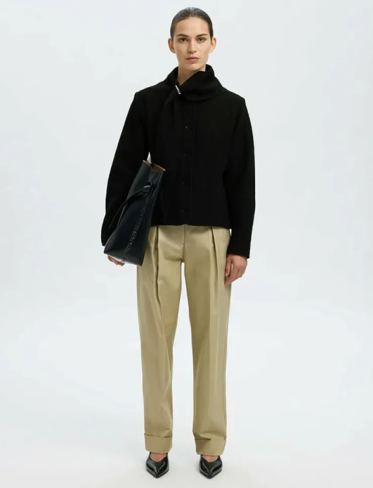 Kvinnor Selected Jackor & Kappor|SLFDARLA LS KNIT JACKET - Ulljackor