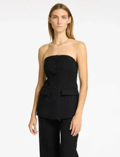 Selected SLFELI BUSTIER TOP - Ärmlösa blusar|Kvinnor Kavajer
