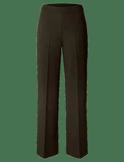 Selected SLFEMMA-TARA MW WIDE PANT NOOS - Kostymbyxor|Kvinnor Byxor