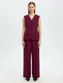 Selected SLFFEDORA VEST - Vadderade västar|Kvinnor Västar