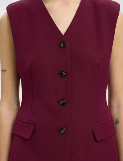 Selected SLFFEDORA VEST - Vadderade västar|Kvinnor Västar