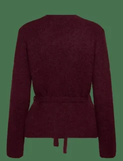 Selected SLFGABELLA LS KNIT BELT CARDIGAN - Koftor|Kvinnor Plus Size & Curvy|Stickat