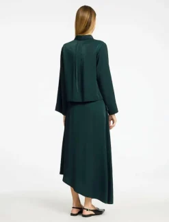 Kvinnor Selected Kjolar|SLFJEAN MW ASYMETRIC ANKLE SKIRT B - Maxikjolar