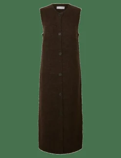 Kvinnor Selected Västar|SLFLELOU SL KNIT CARDIGAN DRESS - Stickade västar