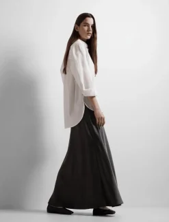 Selected SLFLENA HW ANKLE SKIRT NOOS - Maxikjolar|Kvinnor Kjolar