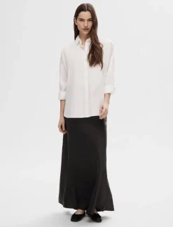 Selected SLFLENA HW ANKLE SKIRT NOOS - Maxikjolar|Kvinnor Kjolar