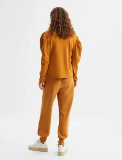 Selected SLFLORA MW SWEAT PANT B - Sweatpants|Kvinnor Mjukisbyxor