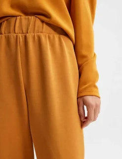 Selected SLFLORA MW SWEAT PANT B - Sweatpants|Kvinnor Mjukisbyxor