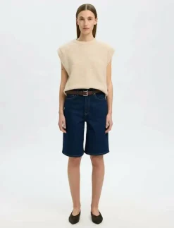 Selected SLFLULU SL KNIT VEST - Stickade västar|Kvinnor Västar
