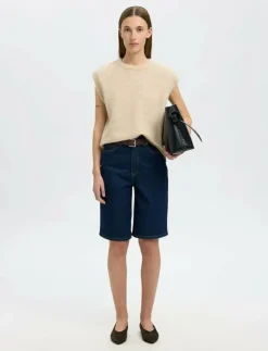 Selected SLFLULU SL KNIT VEST - Stickade västar|Kvinnor Västar