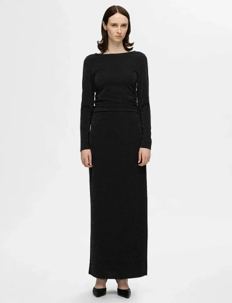 Kvinnor Selected Klänningar|SLFMARWA LS DEEP REVERSIBLE ANKLE DRESS - Maxiklänningar