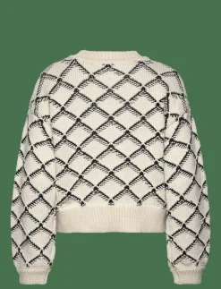 Selected SLFOLIVIA LS CROPPED KNIT O-NECK - Stickat|Kvinnor Stickat