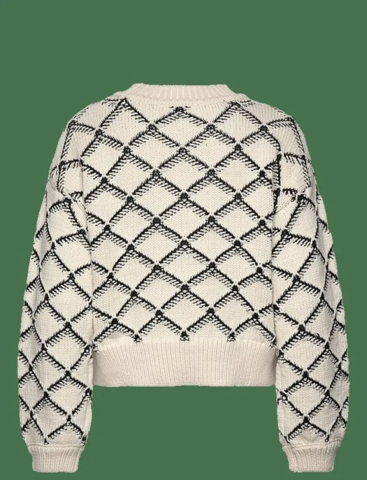 Selected SLFOLIVIA LS CROPPED KNIT O-NECK - Stickat|Kvinnor Stickat