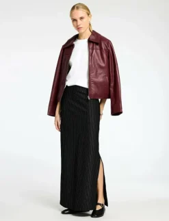 Selected SLFPENNIE HW ANKLE SKIRT - Maxikjolar|Kvinnor Plus Size & Curvy|Kjolar