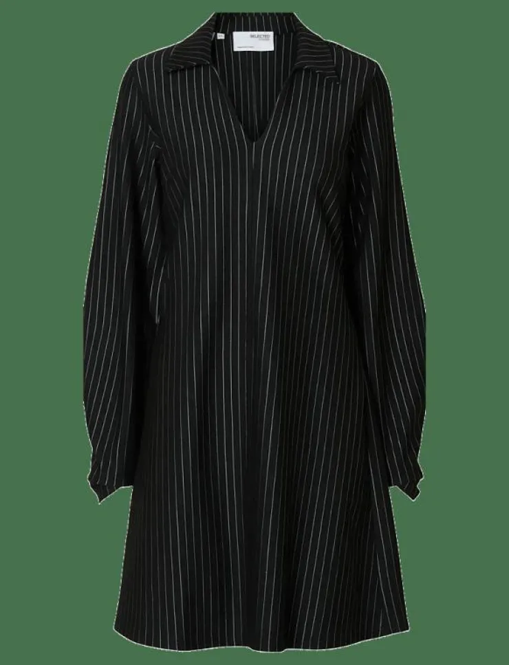 Kvinnor Selected Klänningar|SLFPENNIE LS SHORT DRESS - Korta klänningar