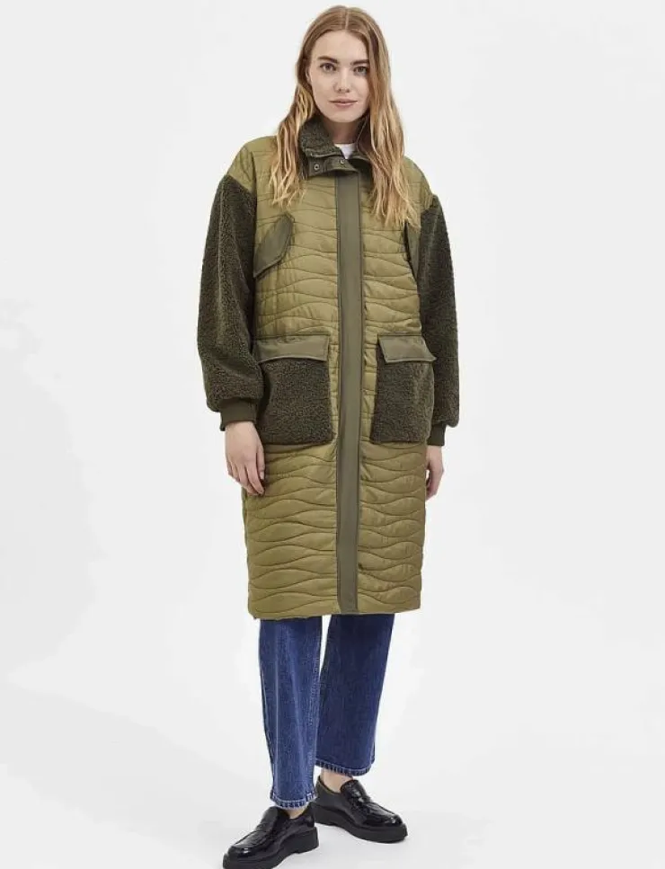 Kvinnor Selected Jackor & Kappor|SLFPOLLY COAT W - Quiltade jackor