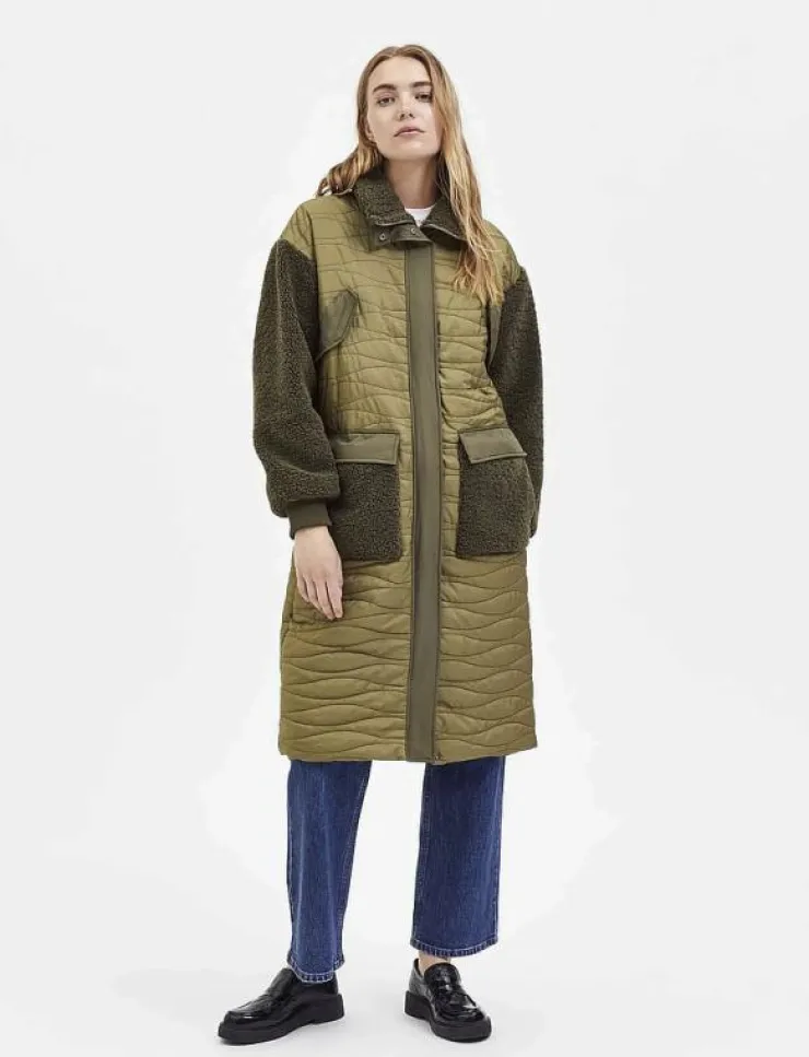 Kvinnor Selected Jackor & Kappor|SLFPOLLY COAT W - Quiltade jackor