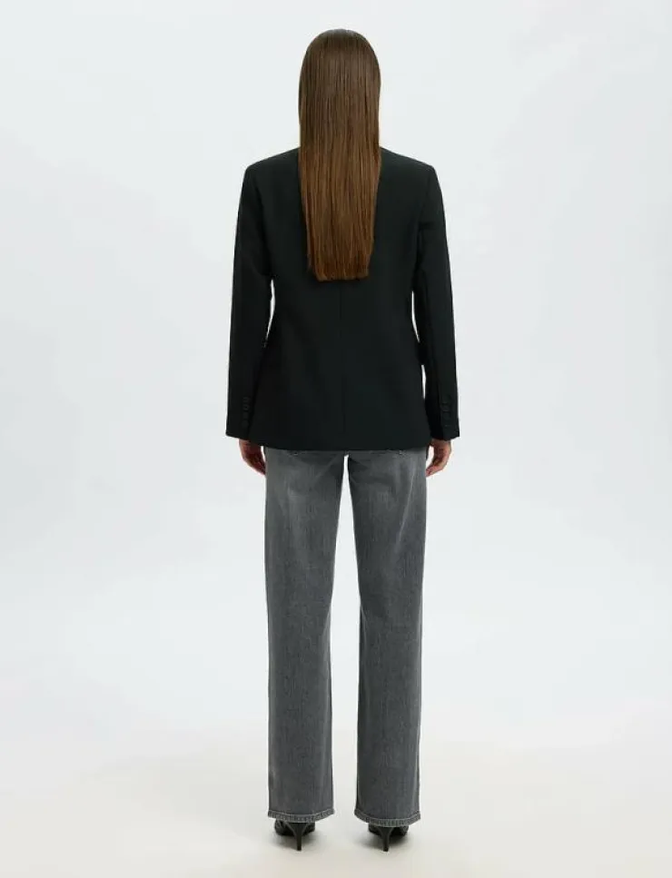 Kvinnor Selected Kavajer|SLFRITA LS CLASSIC BLAZER FD NOOS - Enkelknäppta kavajer