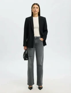 Kvinnor Selected Kavajer|SLFRITA LS CLASSIC BLAZER FD NOOS - Enkelknäppta kavajer