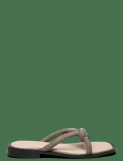 Kvinnor Selected Sandaler|SLFSARA PADDED SUEDE SLIDER - Sandaler