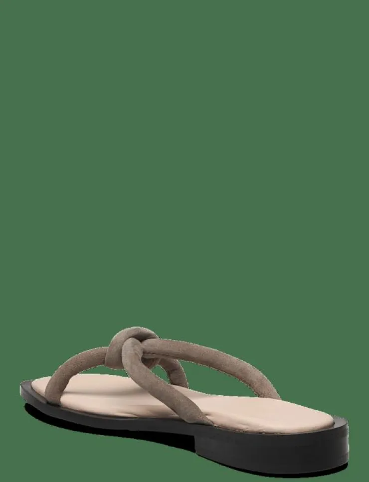 Kvinnor Selected Sandaler|SLFSARA PADDED SUEDE SLIDER - Sandaler
