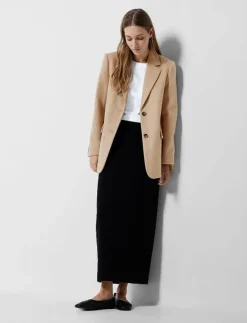 Kvinnor Selected Kjolar|SLFSHELLY MW ANKLE SKIRT NOOS - Maxikjolar