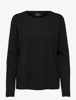 Selected SLFSTANDARD LS TEE NOOS - Långärmade toppar|Kvinnor Kläder
