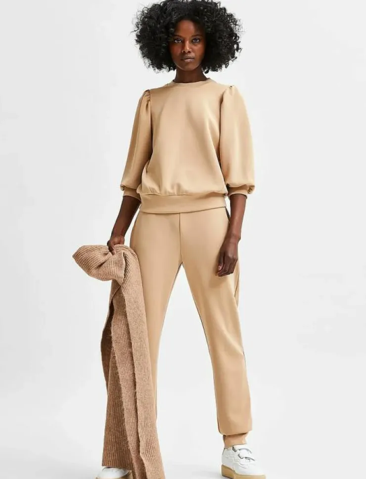Selected SLFTENNY HW SWEAT PANT - Sweatpants|Kvinnor Mjukisbyxor