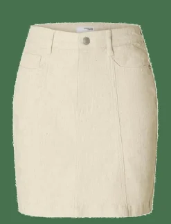 Selected SLFUNA HW SHORT DENIM SKIRT - Korta kjolar|Kvinnor Kjolar